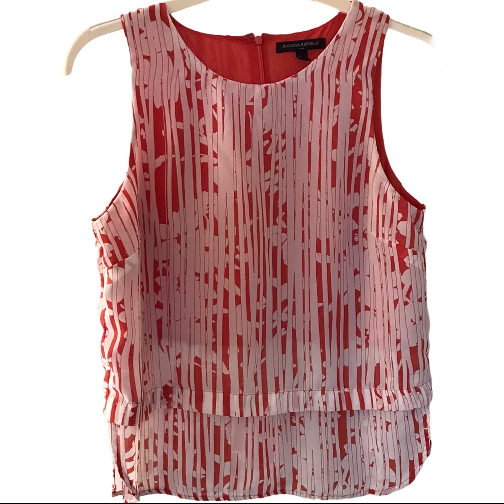 Banana Republic Sleeveless Top Sz 8